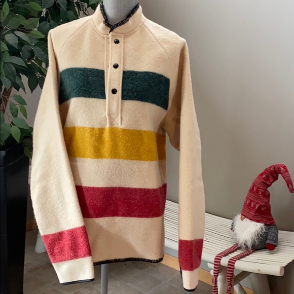 Woolrich Jackets & Blazers - {Woolrich} Vintage Hudson Bay Wool Pullover Jacket